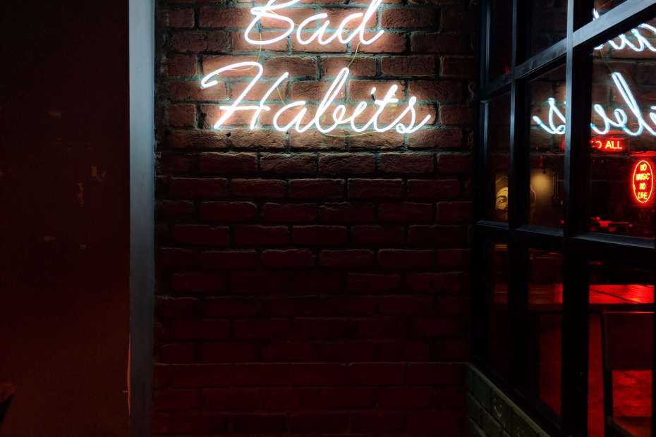 bad habits signs